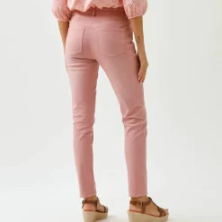 Pantalon slim, taille haute, petite stature