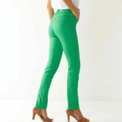 Pantalon stretch coutures affinantes