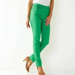 Pantalon stretch coutures affinantes