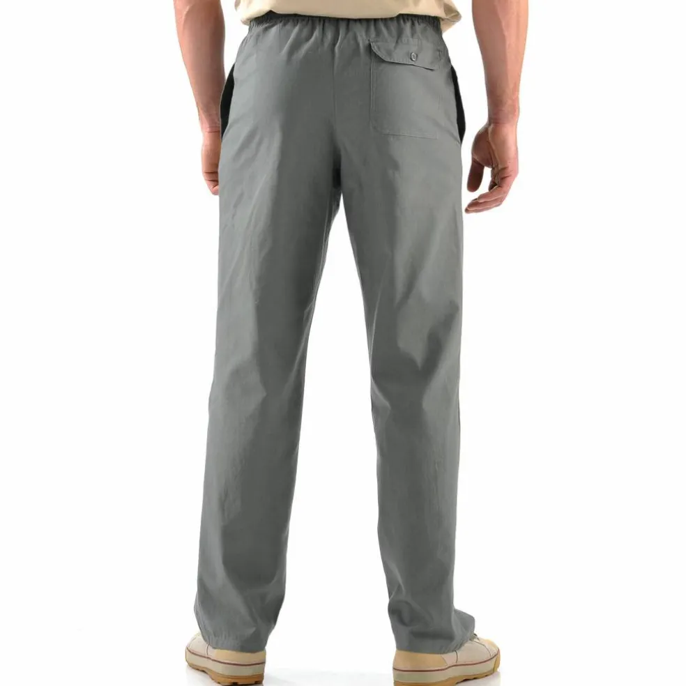 Pantalon toile ceinture élastiquée