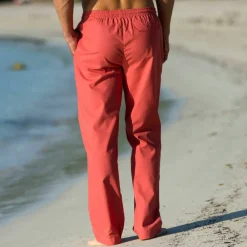 Pantalon toile ceinture élastiquée