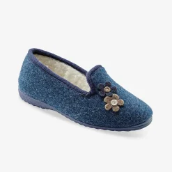 Pantoufles fleurs