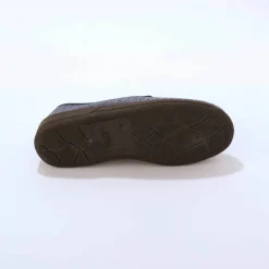 Pantoufles sans-gêne chevrons élastiquées côtés