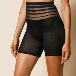 Panty maille et tulle sculptants - maintien intense