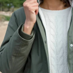 Parka déperlante à capuche, doublée polaire sherpa