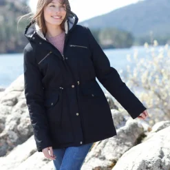 Parka déperlante doublée maille polaire