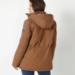 Parka déperlante doublée maille polaire