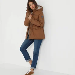 Parka déperlante doublée maille polaire