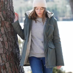 Parka déperlante doublée maille polaire