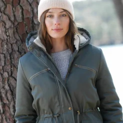 Parka déperlante doublée maille polaire