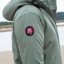 Parka imperméable doublée polaire unie