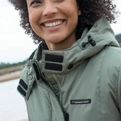 Parka imperméable doublée polaire unie