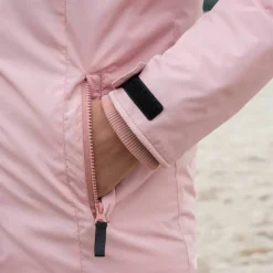 Parka imperméable doublée polaire unie