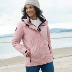 Parka imperméable doublée polaire unie
