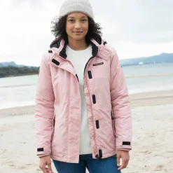 Parka imperméable doublée polaire unie