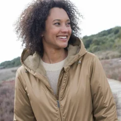 Parka imperméable fourrée, mi-longue