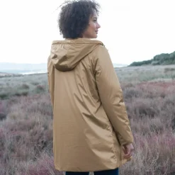 Parka imperméable fourrée, mi-longue
