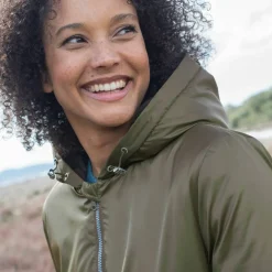 Parka imperméable fourrée, mi-longue
