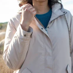 Parka imperméable zippée, à capuche