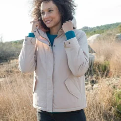 Parka imperméable zippée, à capuche