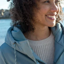 Parka imperméable zippée, à capuche