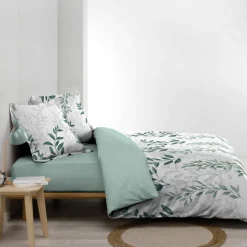 Parure de lit imprimée Wendy - percale de coton