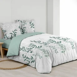Parure de lit imprimée Wendy - percale de coton