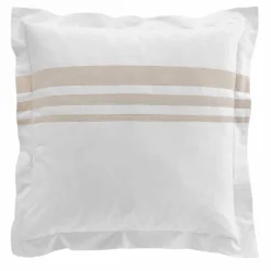 Parure de lit Margot rayures, coton et lin