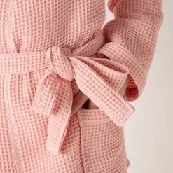 Peignoir col kimono mixte nid d’abeille Colombine®, 240g/m2