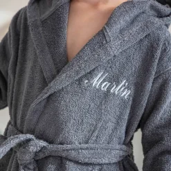 Peignoir de bain enfant personnalisable raton laveur
