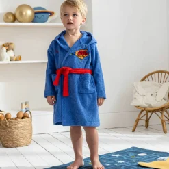 Peignoir de bain enfant personnalisable super-héros à capuche