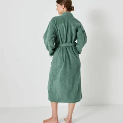 Peignoir mixte adulte col châle - éponge bouclette 380 g/m²