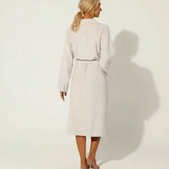 Peignoir mixte adulte uni coton éponge bouclette col kimono personnalisable