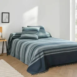 Plaid jeté multicolore coton tissage artisanal
