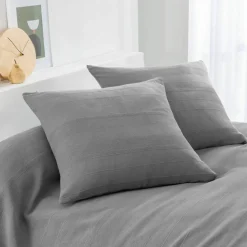 Plaid ou jeté uni coton tissage artisanal