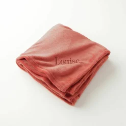Plaid polaire personnalisable, toucher peluche
