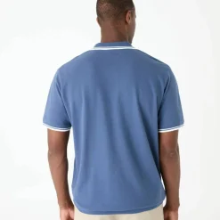 Polo maille piquée confort manches courtes