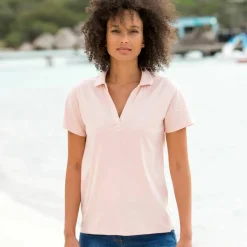 Polo manches courtes, maille jersey