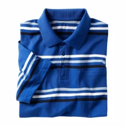 Polo rayé manches courtes
