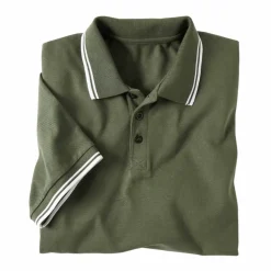Polo uni maille piquée manches courtes