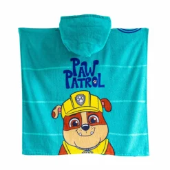 Poncho de bain enfant Pat'Patrouille® éponge et velours coton - 320g/m2