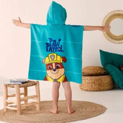 Poncho de bain enfant Pat'Patrouille® éponge et velours coton - 320g/m2