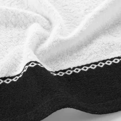 Éponge unie 450 g/m² liteau jacquard confort moelleux
