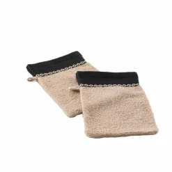 Éponge unie 450 g/m² liteau jacquard confort moelleux