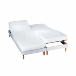 Protège-matelas tête et pieds relevables molleton absorbant irrétrécissable