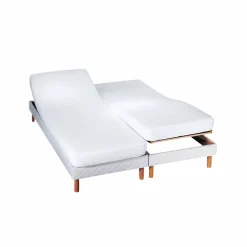Protège-matelas tête et pieds relevables molleton imperméable irrétrécissable