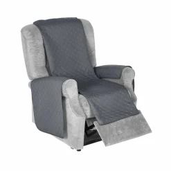 Protège-salon antiglisse microfibre matelassé
