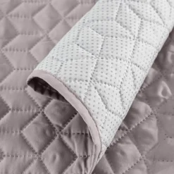 Protège-salon antiglisse microfibre matelassé