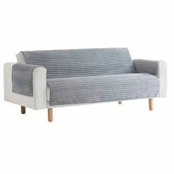 Protège-salon antiglisse toucher peluche