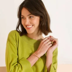 Pull col bateau manches 3/4, toucher doux
